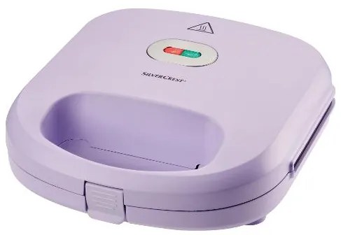 Silvercrest® Kitchen Tools Vaflovač s vymeniteľnými platňami Swew 750 D4/Sowew 750 D4 (fialová) (100387639)