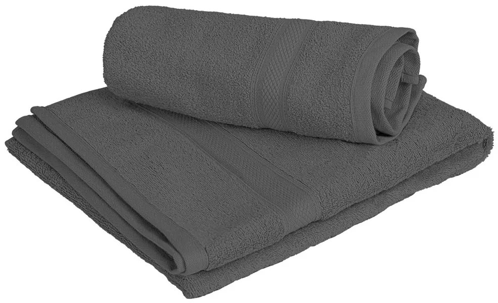 1x osuška CLARYSSE ELEGANCE 70x140 cm + 1x uterák CLARYSSE 60x110 cm 100% bavlna, sivá
