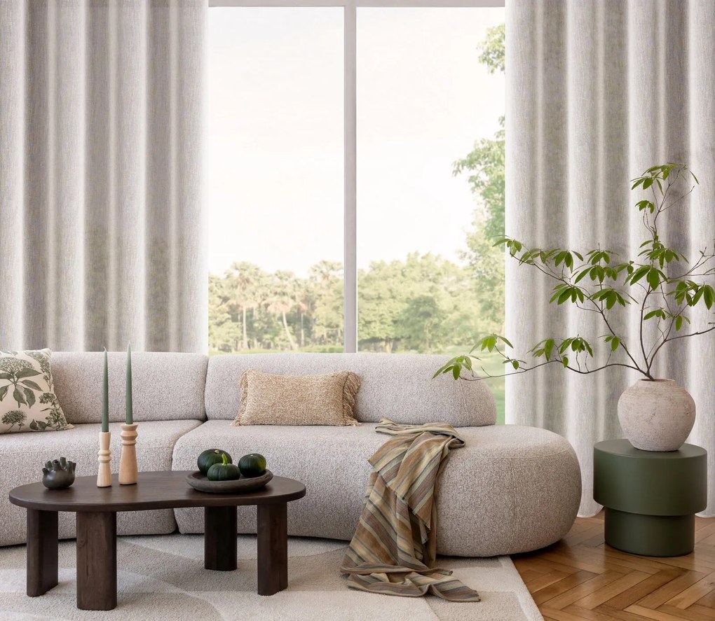 ZÁVES NA KRÚŽKOCH ANGELICA 140X250 CM RÚŽOVÁ