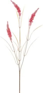 Umelá kvetina Vetva pšenice 75 cm, ružová%