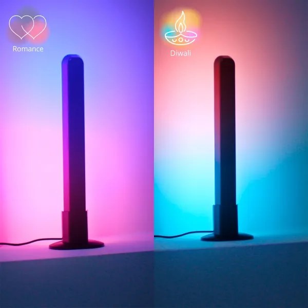 Philips - SADA 2× LED RGBIC stmievateľné svietidlo SMART GRADIENT LED/8 W/230 V Wi-Fi