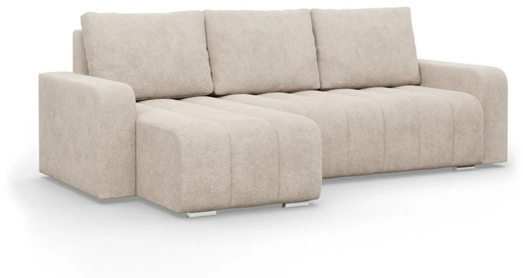 Rohová rozkladacia sedacia súprava Modena I Sivá I