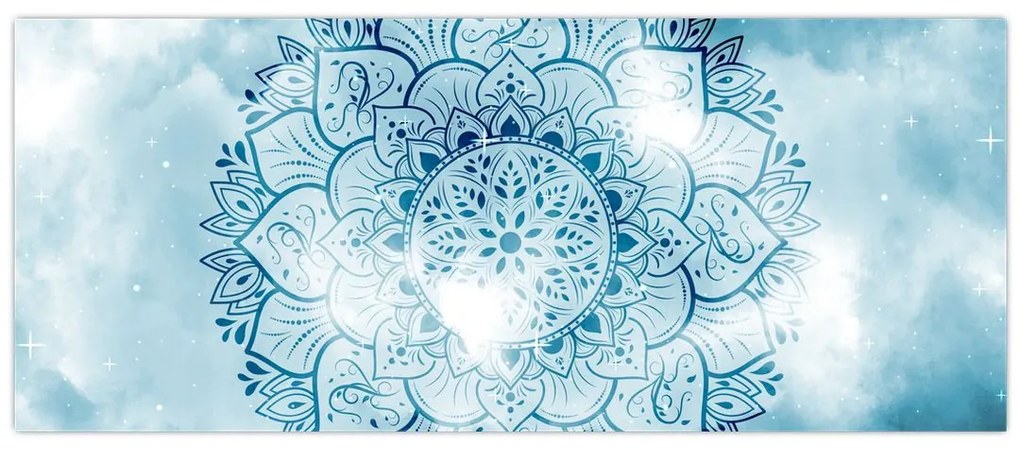 Obraz - Nebeská mandala (120x50 cm)