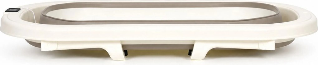 ECOTOYS Skladacia detská vaňa na stojane s odtokom, LCD teplomer, protišmyková