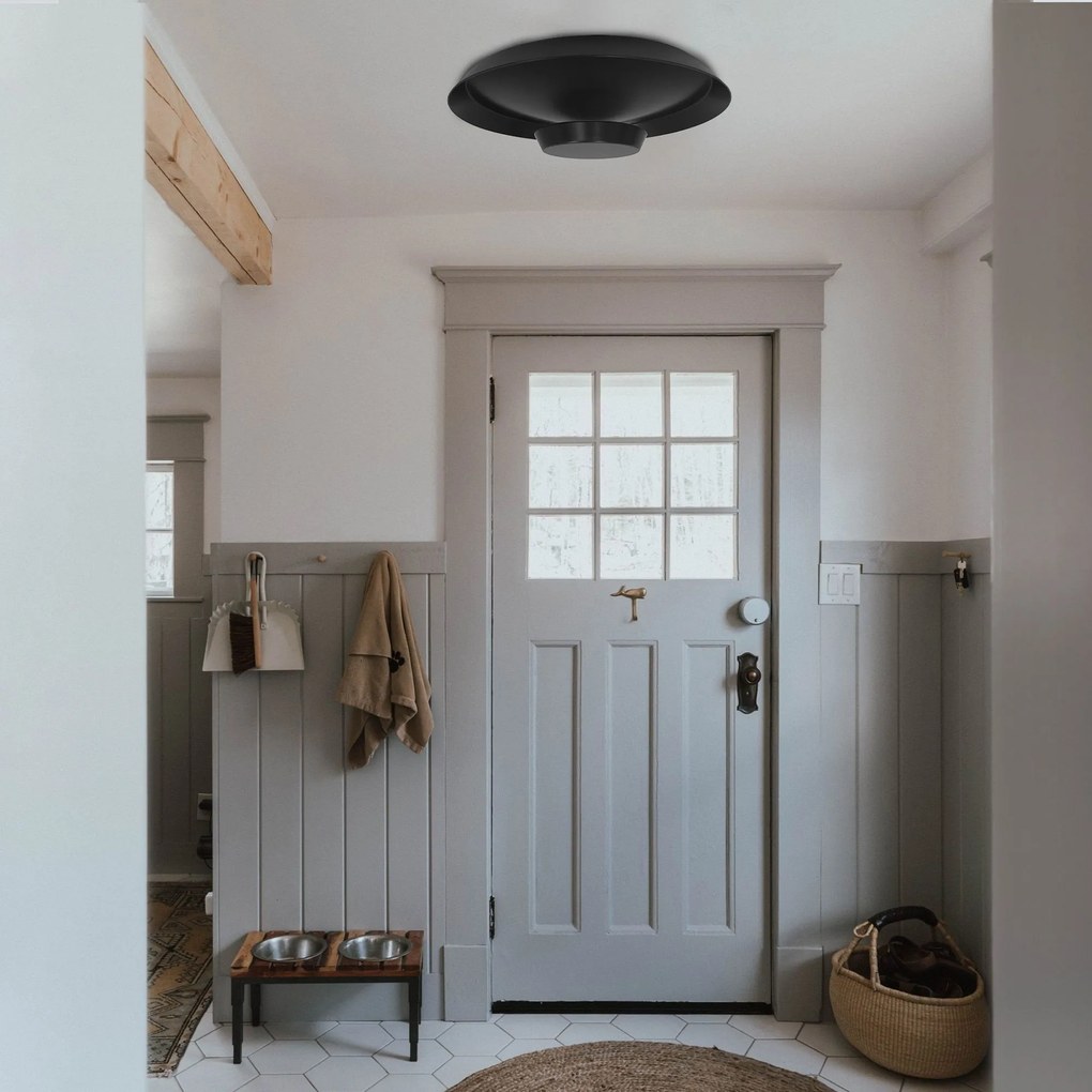 Toolight Toolight, LED stropné svietidlo 40cm, 14W, APP1461, čierna, OSW-04189