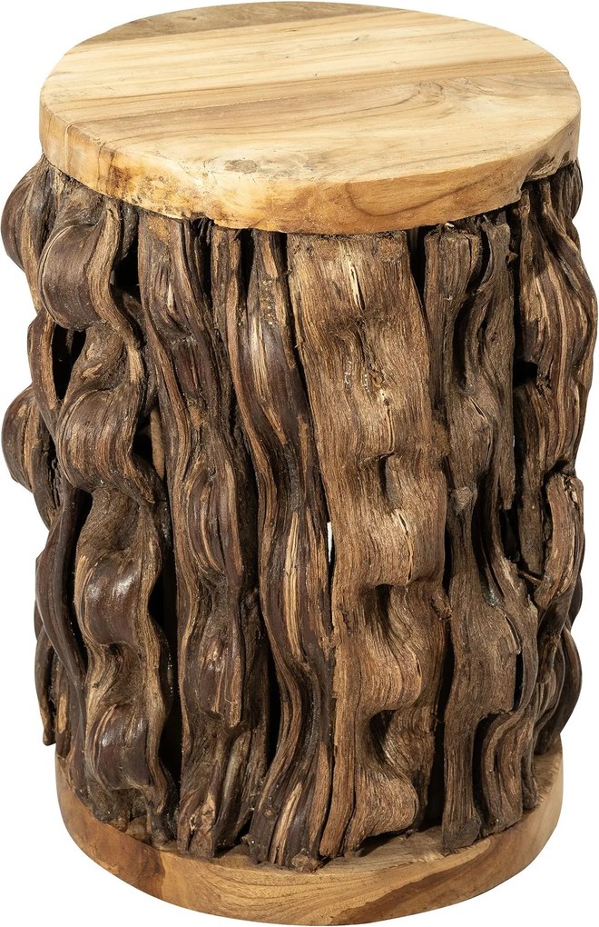 Drevený stolík Root 35x35x46 cm