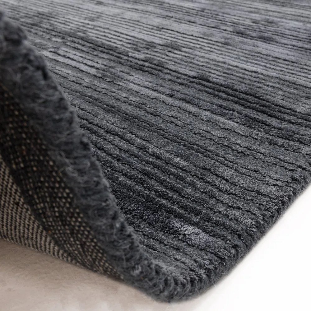 Obojstranný/ručne tkaný koberec s prímesou vlny v petrolejovej farbe 120x170 cm Henley Petrol – Asiatic Carpets