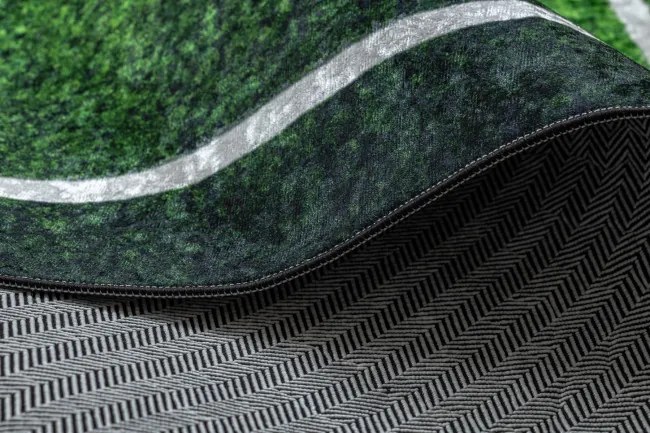 Detský koberec protišmykový BAMBINO 58690 futbalové ihrisko, zelený