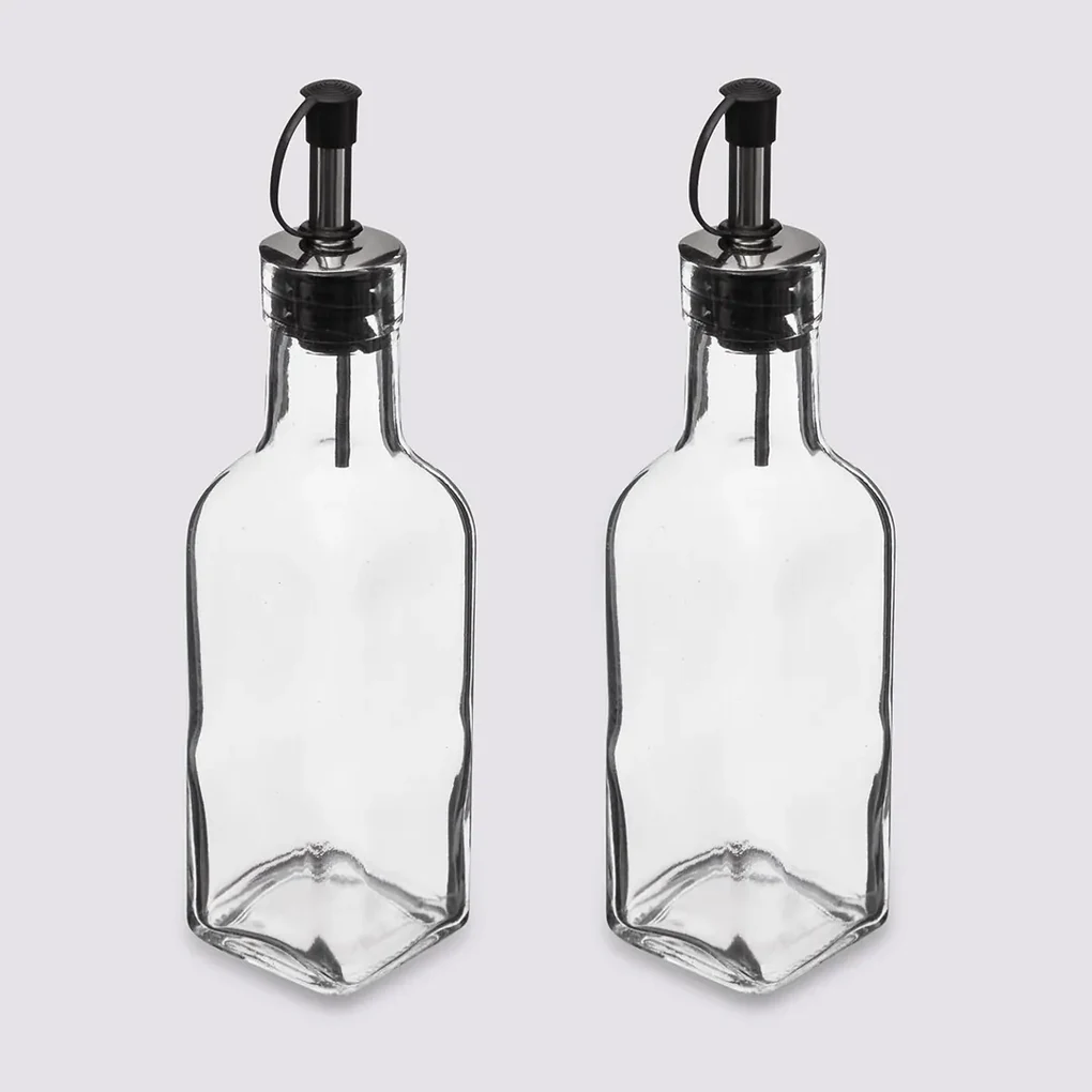 Sklenená fľaša na olej/ocot Twin 160 ml sada 2ks