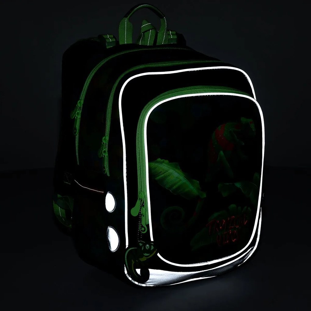 Veľká školská súprava Topgal ENDY 22055 B - batoh + peračník + vrecko na prezuvky + pláštenka na batoh