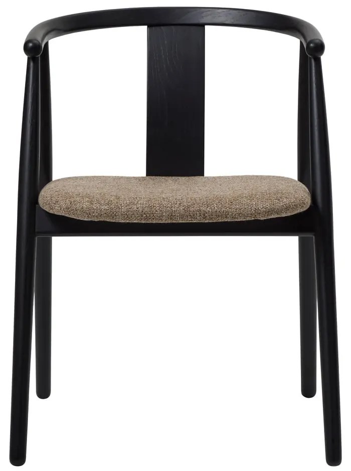 Čierna/béžová jedálenská stolička Relate – Unique Furniture