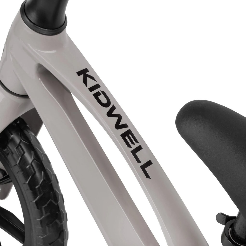 Balančný bicykel Kidwell Vito Balance, detské odrážadlo, sivý, horčíkový rám