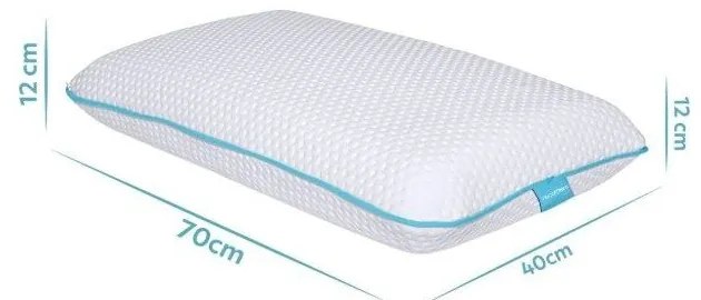 Anatomický vankúš s výplňou z pamäťovej peny 40x70 cm – Mila Home