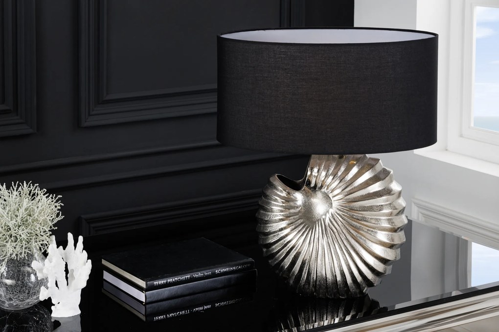 Stolná lampa Shell silver FRAME