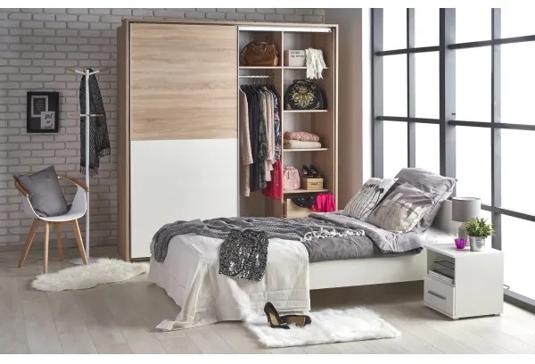 Nočný stolík LIMA 44x40 cm biela