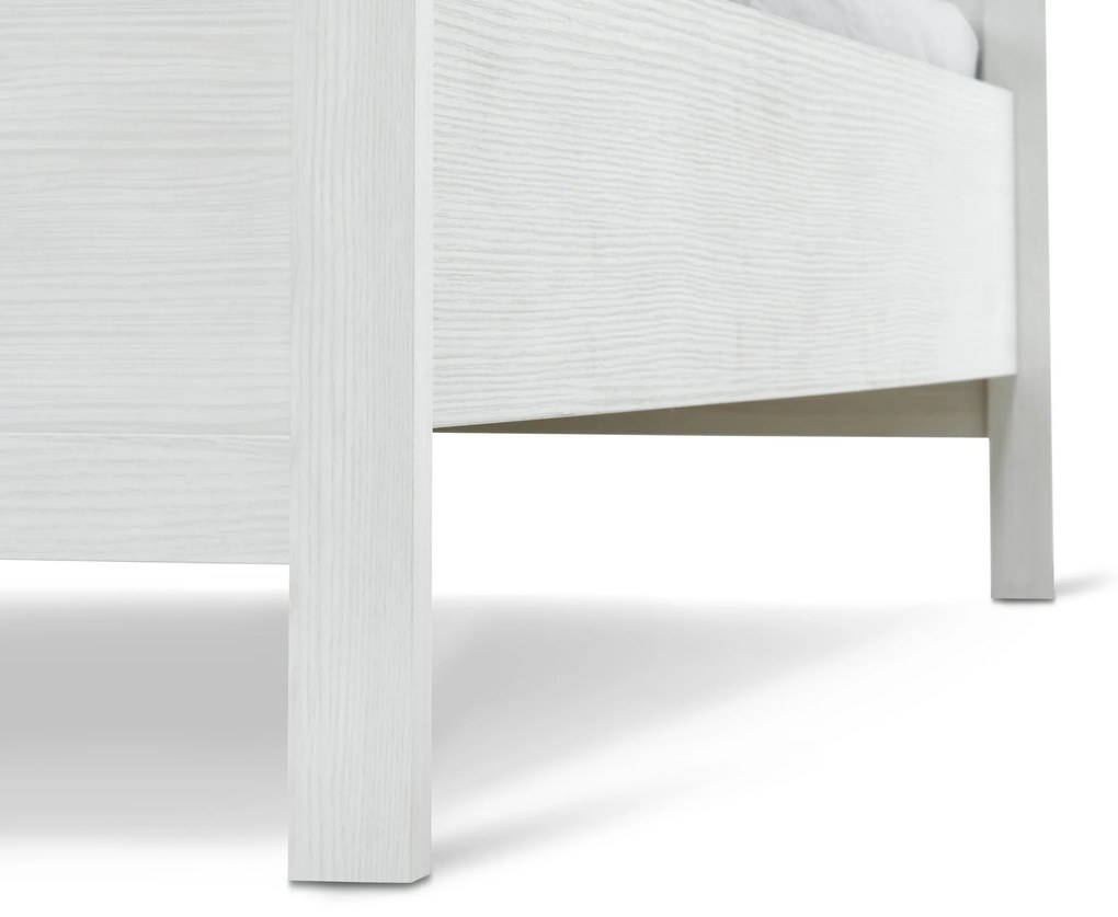 Posteľ s čalúneným čelom, cca 160 x 200 cm