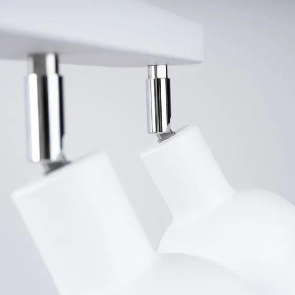 Sollux SL.1315 - Bodové svietidlo ELBA 3xE27/15W/230V biela