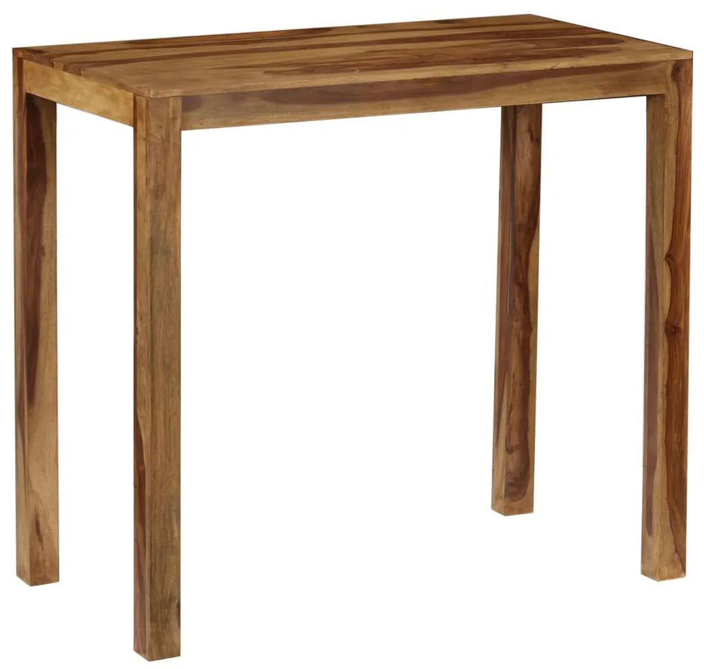 Barový stôl, masívne sheeshamové drevo 118x60x107 cm