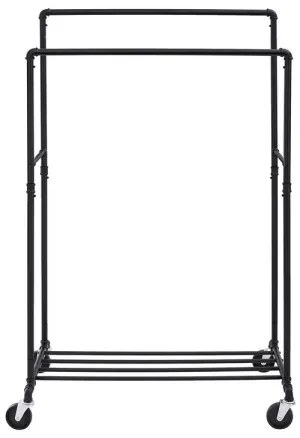 Mobilný stojanový vešiak LINEA čierny