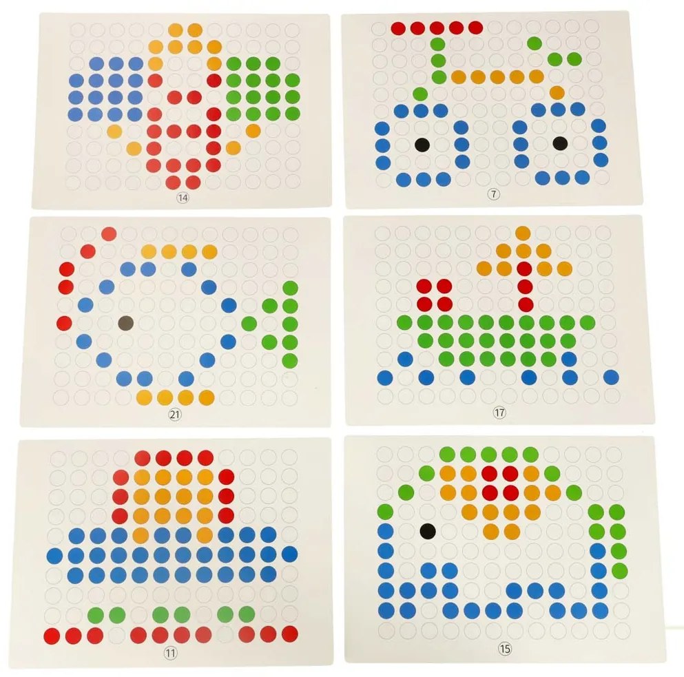 KIK Magnetická tabuľa bodky zajačik
