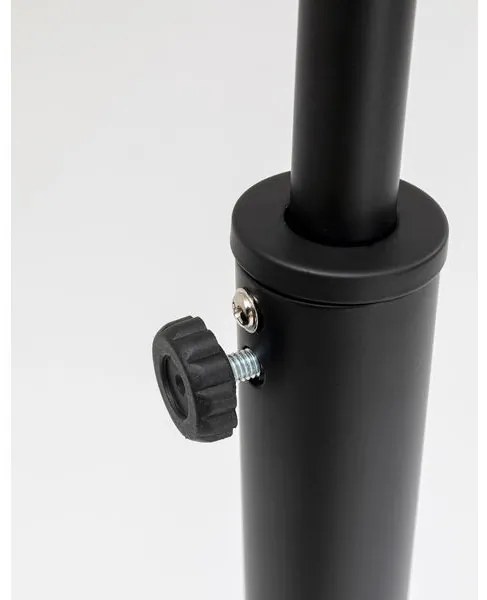 Deal stojaca lampa čierna 175 cm