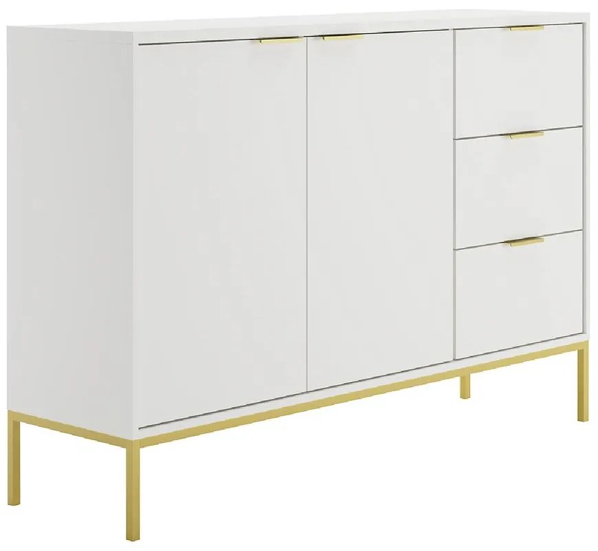 Komoda Austin Biely/Zlatý