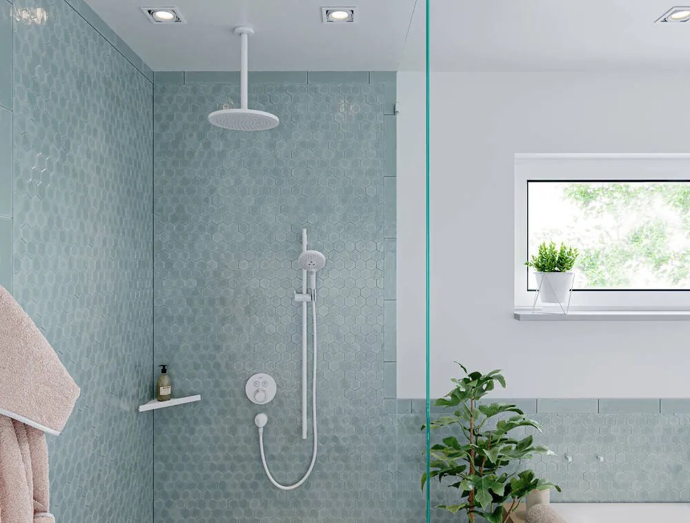 Hansgrohe AddStoris, košík do rohu, matná biela, HAN-41741700