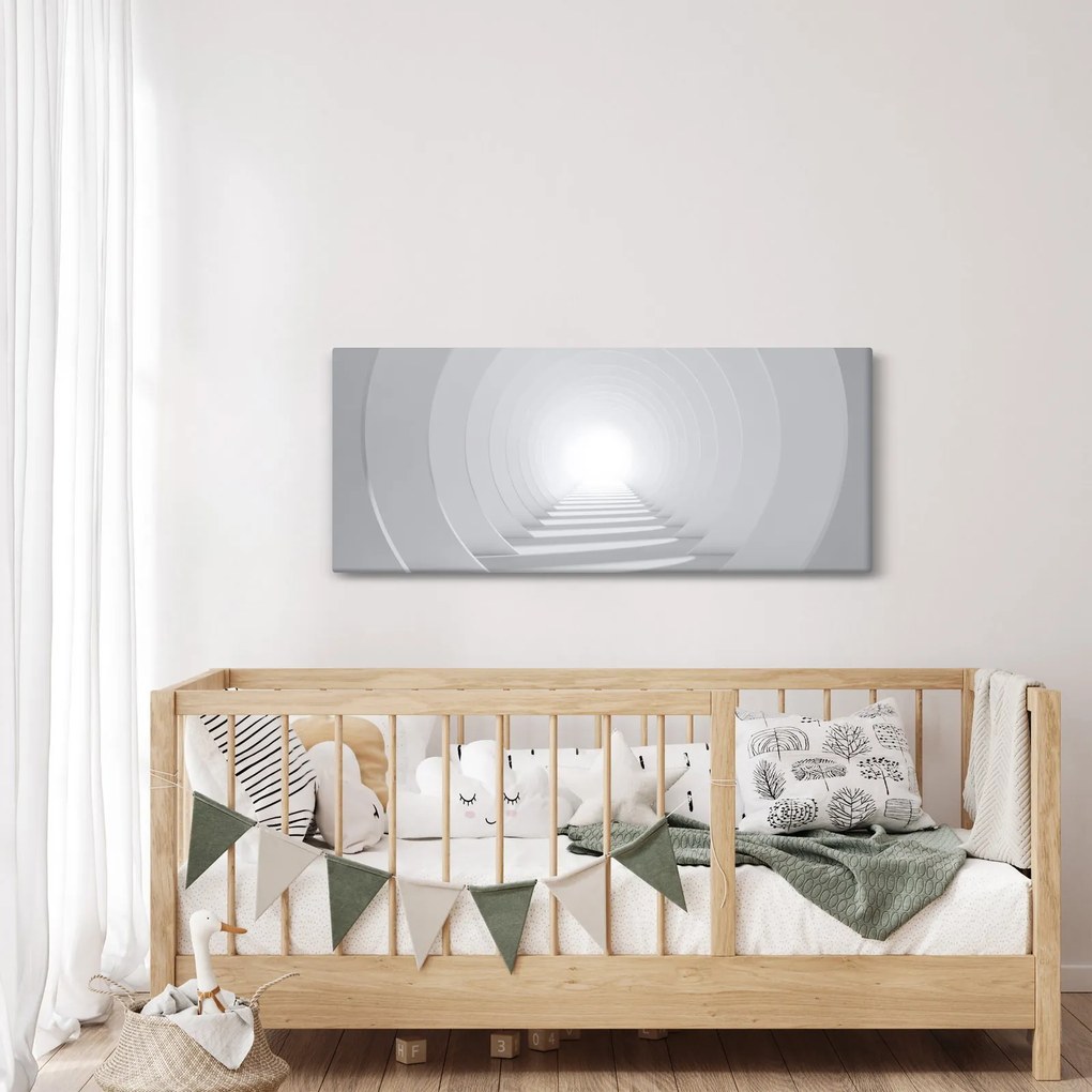Obraz - 3D tunel (120x50 cm)