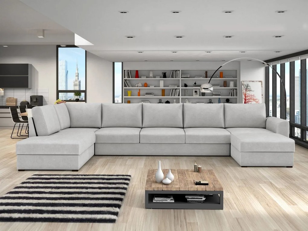 Rohová sedačka Astana Large Premium, Dostupné poťahy: Zoya 01, Strana: Ľavá - U