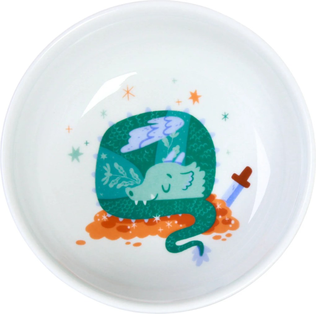 Bella Rose Detská porcelánová miska Drak 400 ml