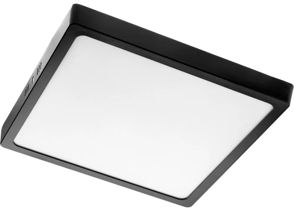 Povrchový LED panel Plafond 24W 4000K Black square Proma LVT