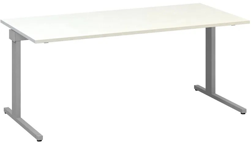 Stôl ProOffice C 80 x 180 cm, biela