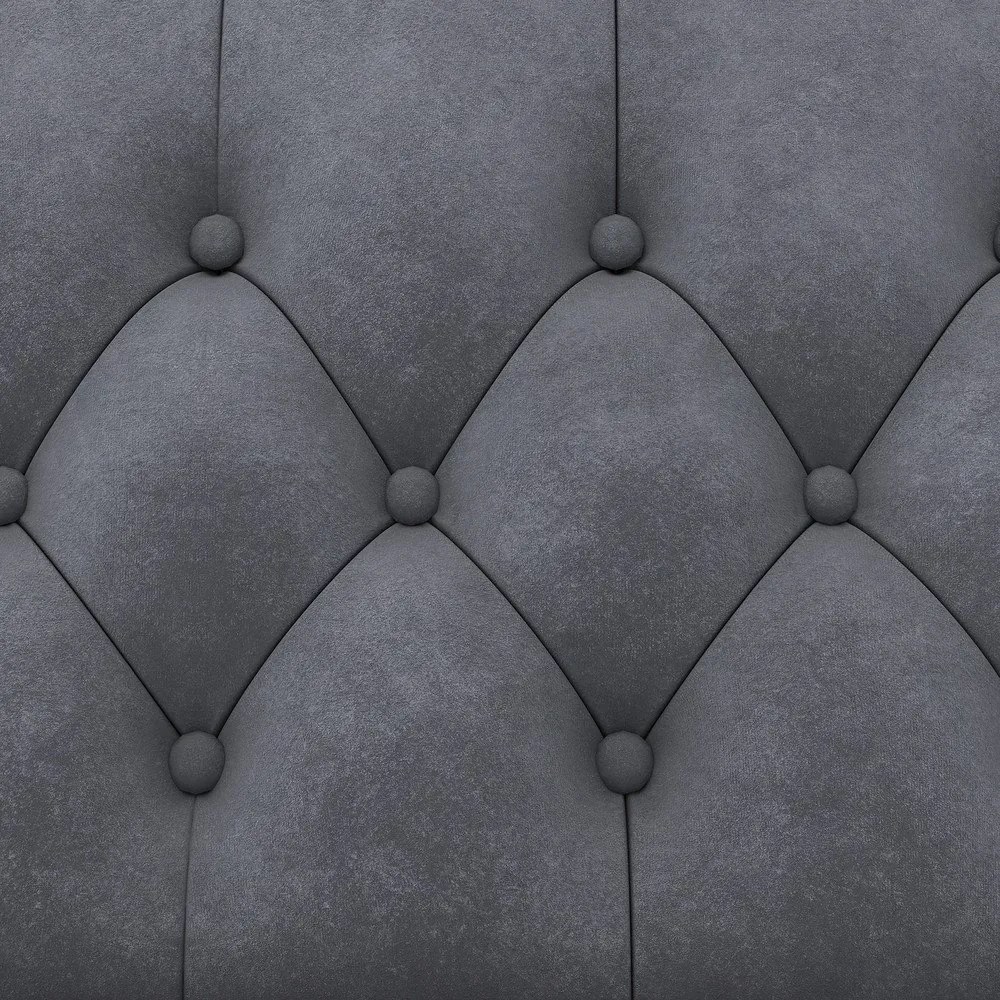 Tmavosivá zamatová rozkladacia pohovka 236 cm Felix – Støraa