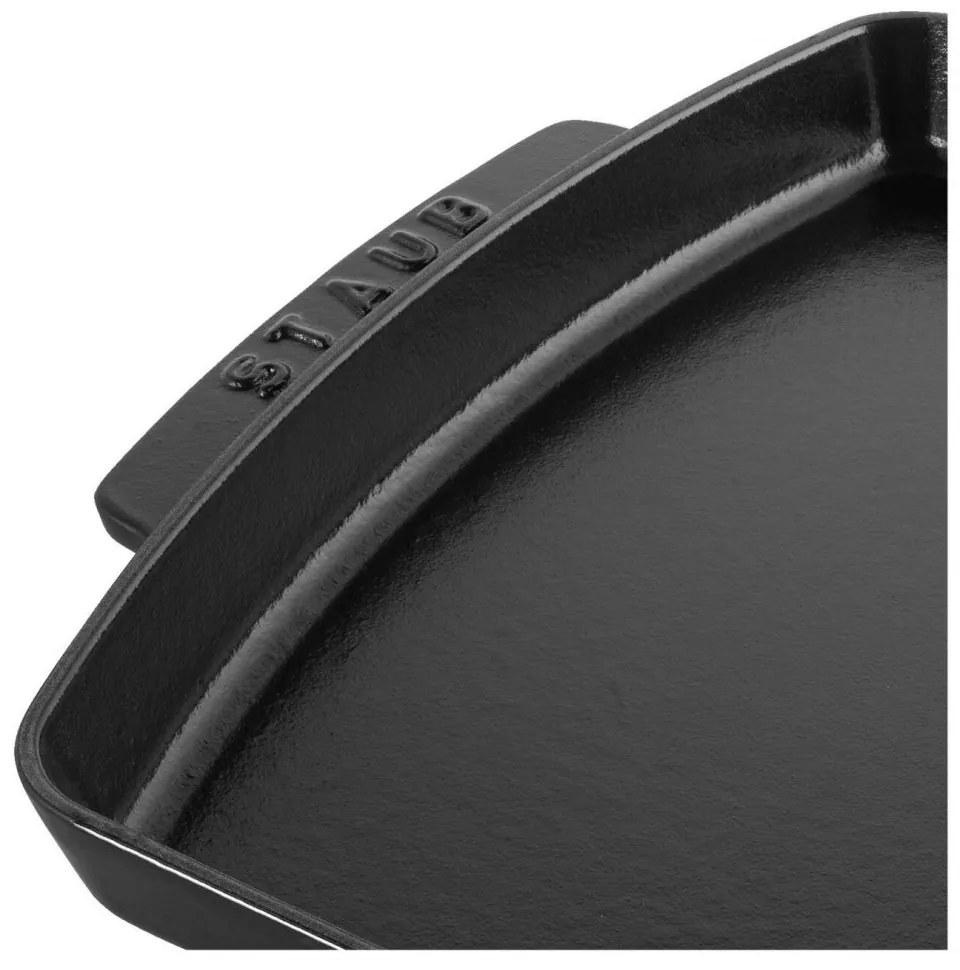 Staub liatinový servírovací podnos s podstavcom 33x23 cm, čierny, 40509-523