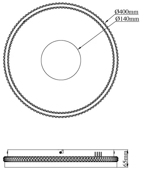 Globo 48563-30S - LED stmievateľné stropné svietidlo SHIRLEY 30W/230V 2700-6500K pr. 41cm+DO