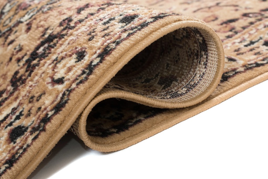 TA Koberec E951A TMAVOBÉŽOVÝ ATLAS PP Rozmer: 70x250 cm