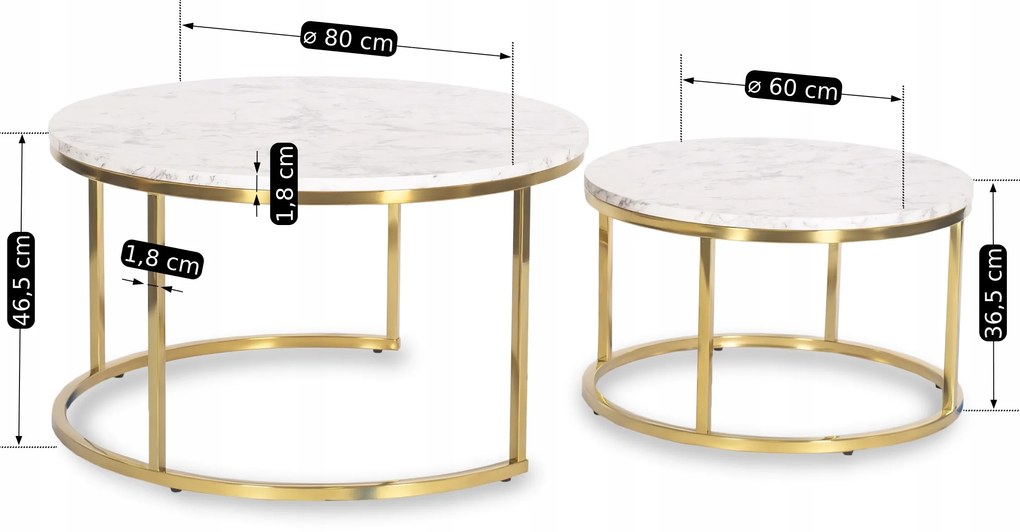 PROXIMA.store - Konferenčné stolíky OLIS VEĽKOSŤ: MAXI