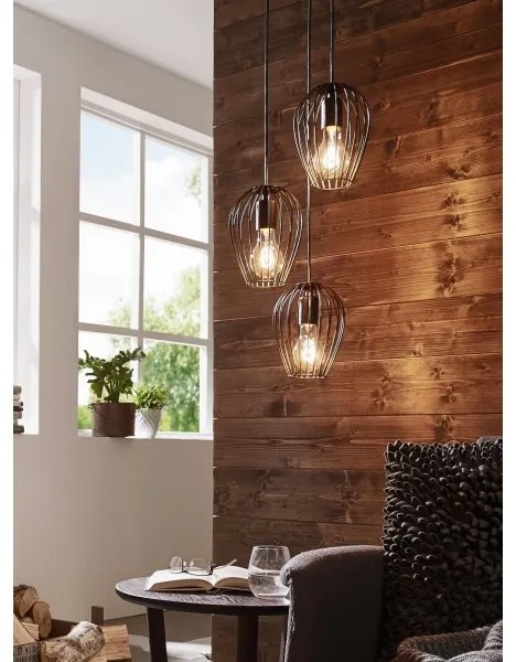 Eglo 49479 - Luster NEWTOWN 3xE27/60W/230V