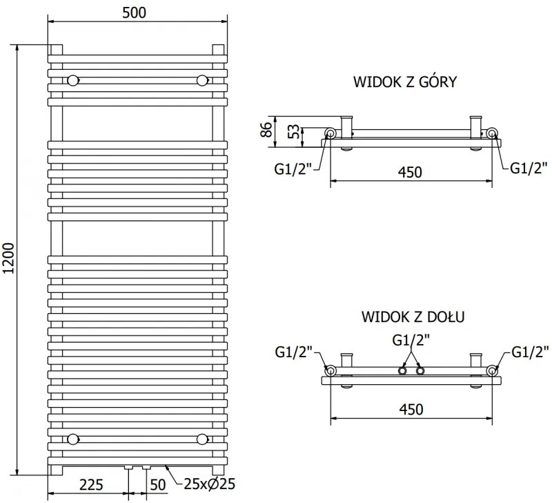 Mexen Sol, elektrické vykurovacie teleso 1200x500 mm + vykurovacia tyč 600 W, čierna, W125-1200-500-2600-70