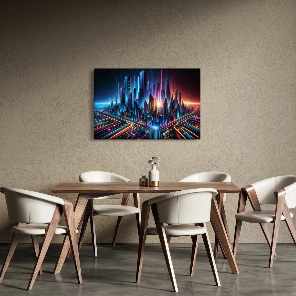 Obraz - Mesto budúcnosti (90x60 cm)