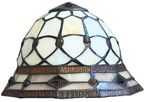 Nočná lampa Tiffany CARAMEL Nude Ø25*46