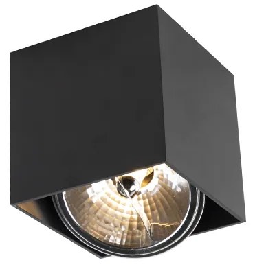 Dizajnové bodové svetlo čierne štvorcové - Box
