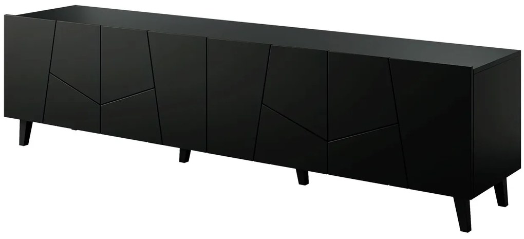 Moderný TV stolík Eder, čierny