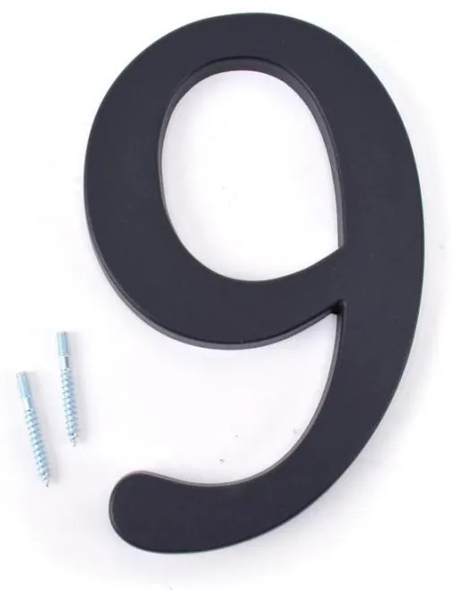 Číslo domové hliníkové 19 cm č.6,9