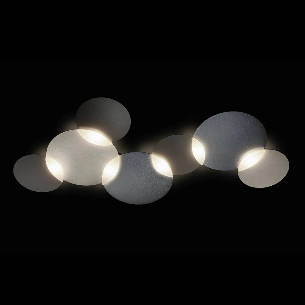 GROSSMANN Circ stropné LED svetlo grafit-Ag, 6pl