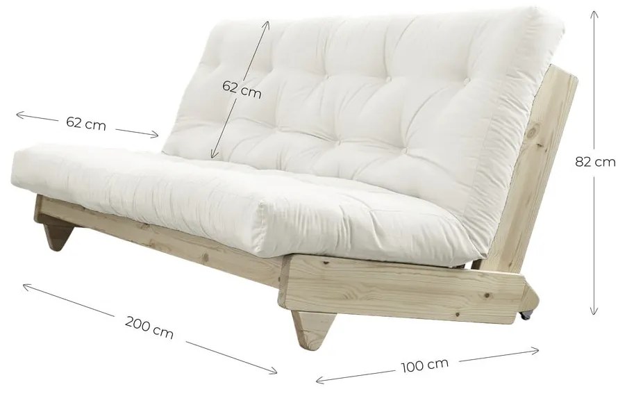 Variabilná pohovka Karup Design Fresh Natural Clear/Beige