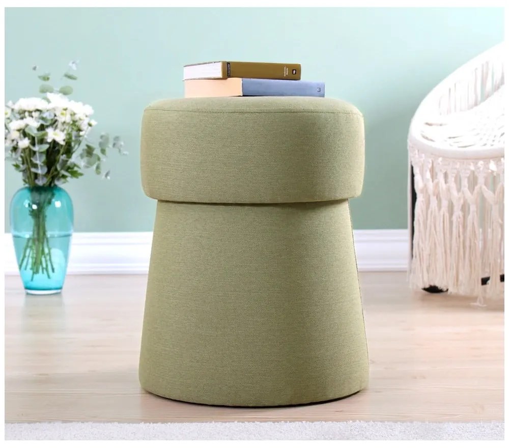 Svetlozelený taburet Beans – Artie