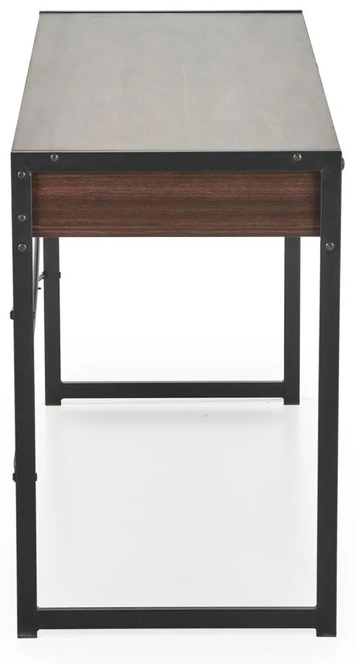 Písací stôl Ronny orech/čierny