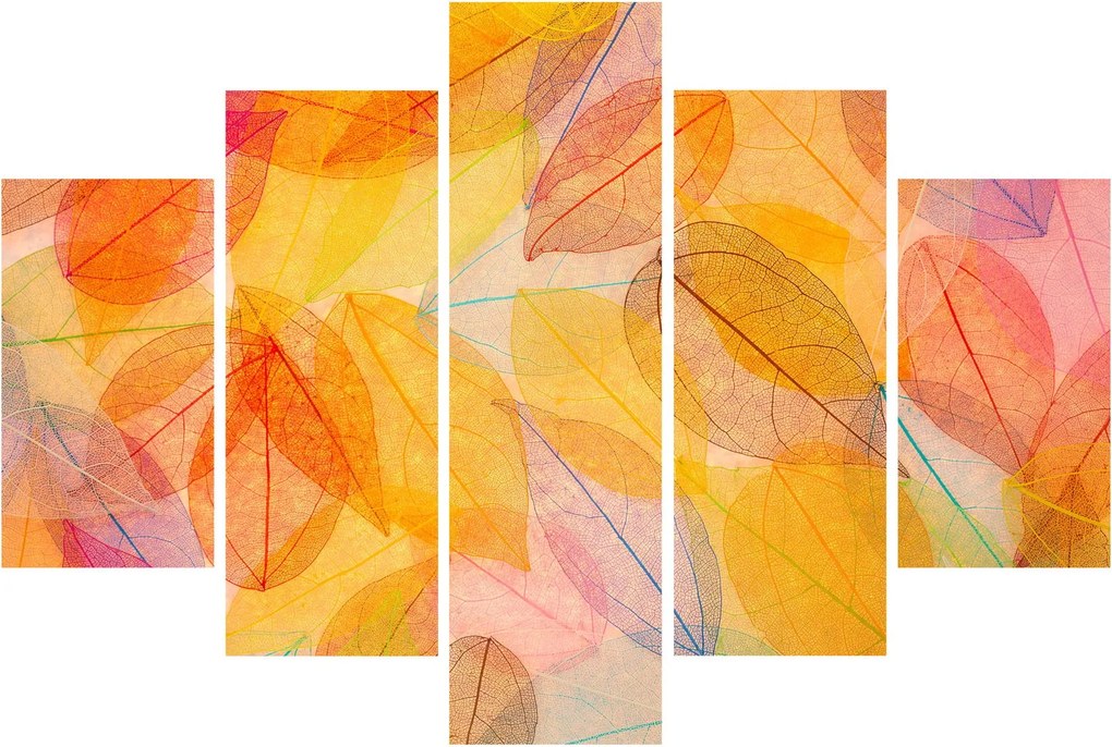 Obraz - Pozadie z jesenného lístia (150x105 cm)