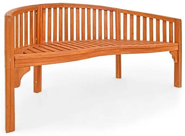 InternetovaZahrada - Záhradná drevená lavica BANANA 150 cm